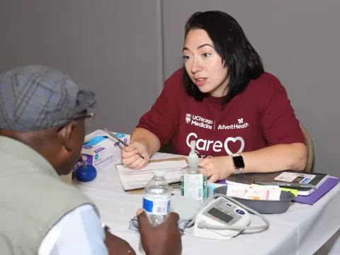 The UChicago Medicine AdventHealth free medical clinics provide an additional opportunity for hundreds of team members to experience AdventHealth's mission in action.