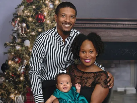 Kristie and Her Husband and Daughter