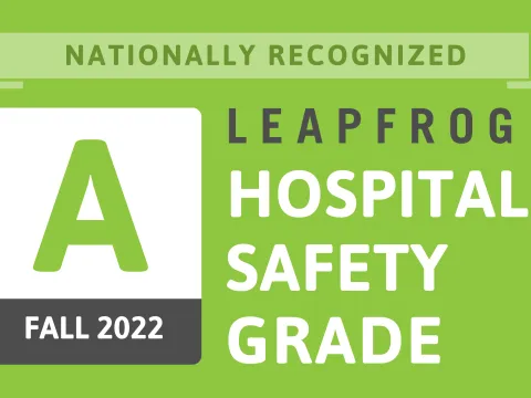 Leapfrog Hospital Safety Grade "A"
