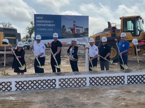 The AdventHealth Heathbrook ER will have 12 exam rooms, including a resuscitation room, a bariatric room, an isolation room, obstetrics-friendly room and pediatric-friendly rooms.