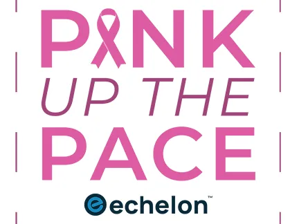 pink up the pace logo