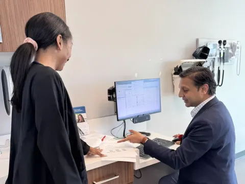Mitesh Lotia, MD, is medical director for movement disorders at AdventHealth's Neuroscience Institute