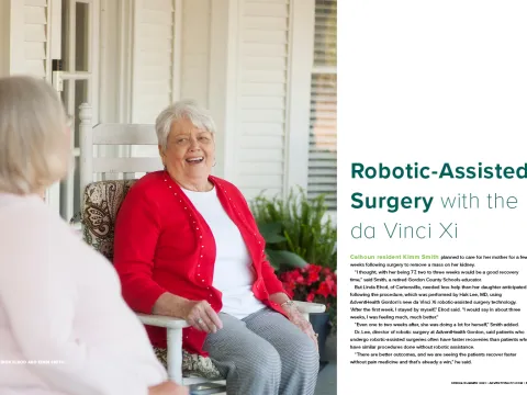 preview of patient testimonial from summer 2021 northwest georgia health magazine
