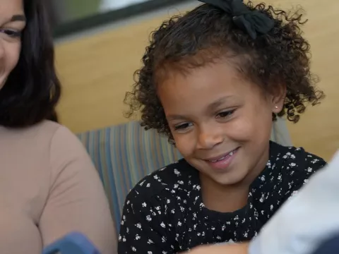 Teagan and her mom