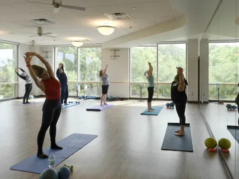 Yoga class
