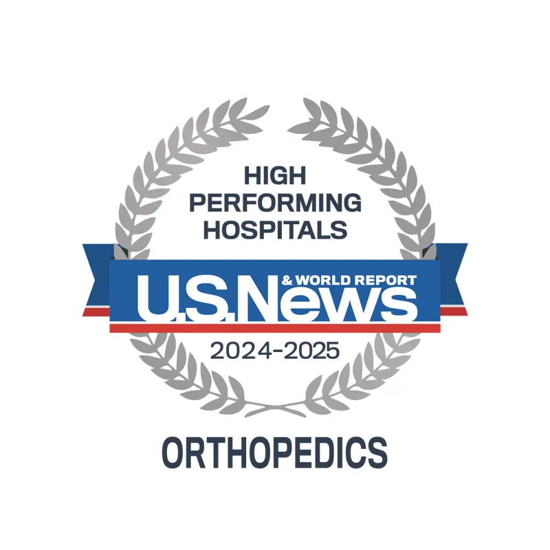 AdventHealth Orlando is recognized by U.S. News & World Report as the only nationally rated leader in orthopedics in Greater Orlando.