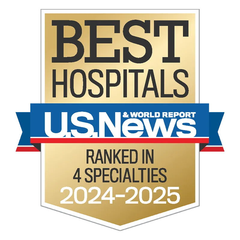 US News Best Hospitals Gold 4 Specialties 2024-2025