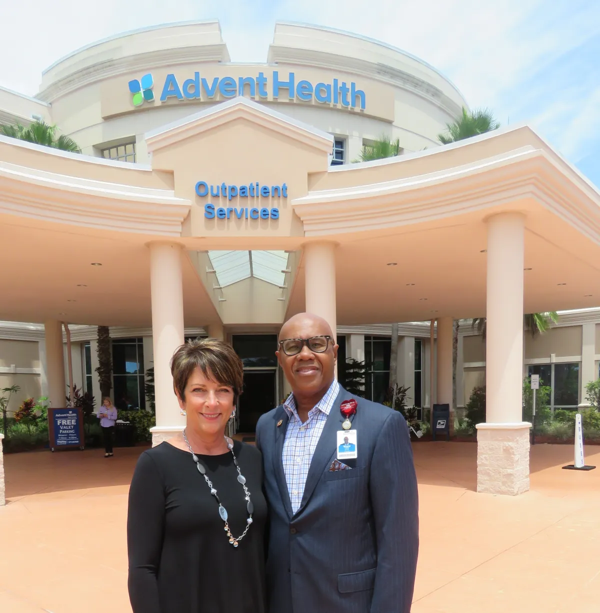 AdventHealth Palm Coast Foundation Board Members Ellie Lenkevich and Wayne Taylor