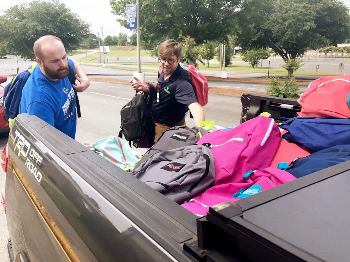 Backpack donation