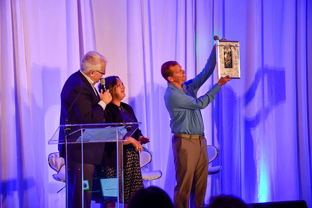 Image of the Miller family at 2023 All Board Dinner