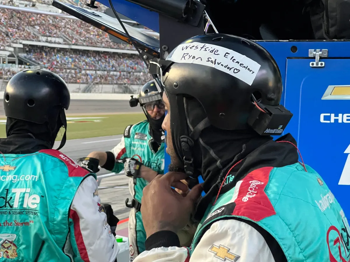 Journey Brown Nascar Pit