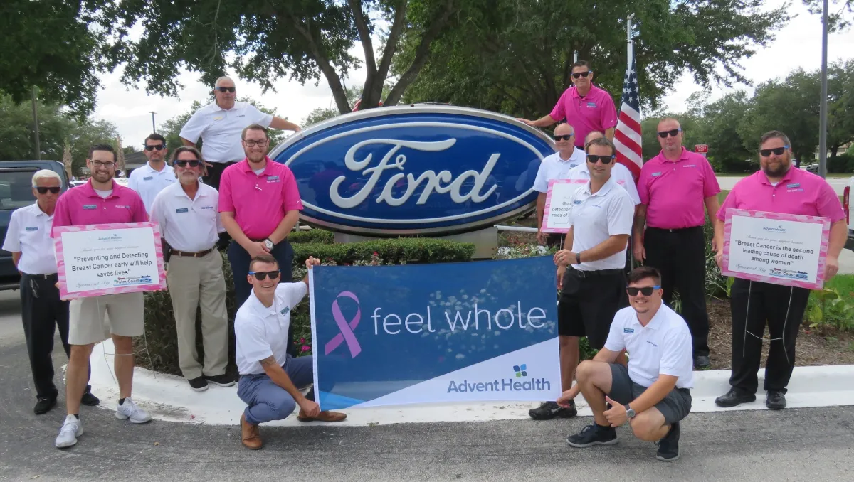 Palm Coast Ford Supports AdventHealth Palm Coast’s Efforts to Fight Breast Cancer