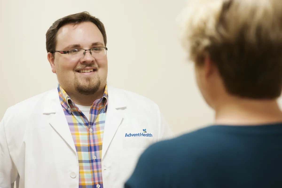 Dr. Seth Van Dyke with Patient