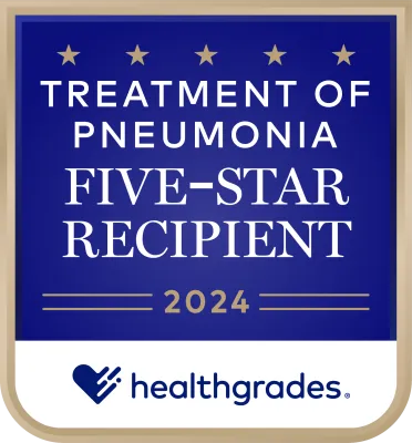 Healthgrades Five-Star Treatment of Pneumonia