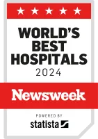 Newsweek World's Best Hospitals 2024 logo.